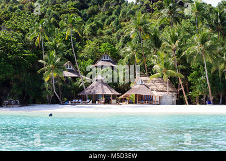 Misool Eco Resort, South Beach, Raja Ampat, Indonesia Foto Stock