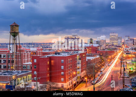 Richmond, Virginia, Stati Uniti d'America downtown cityscape. Foto Stock