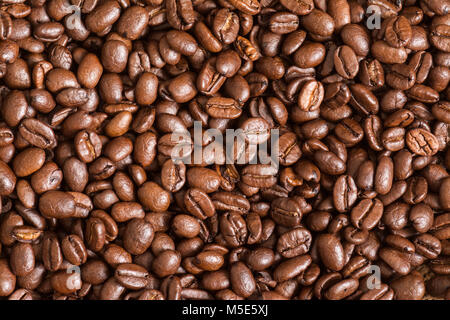 I chicchi di caffè sfondo Foto Stock