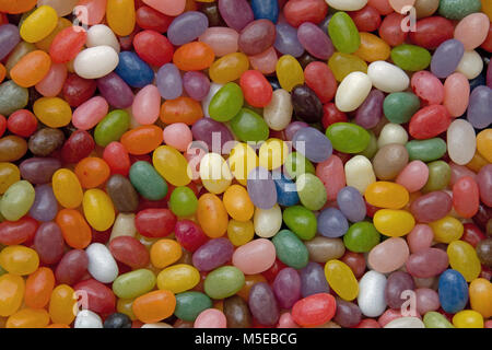 Una selezione di multi-colore di Jelly Beans Foto Stock