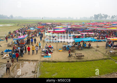 "Poradaha Mela', viste dall'alto. Foto Stock