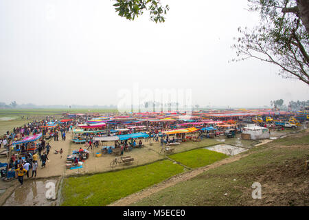 "Poradaha Mela', viste dall'alto. Foto Stock