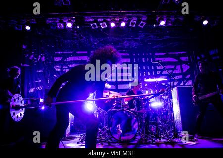 Milano, Italia. 22 febbraio 2018 al Drive In live all'Alcatraz © Roberto Finizio / Alamy Live News Foto Stock