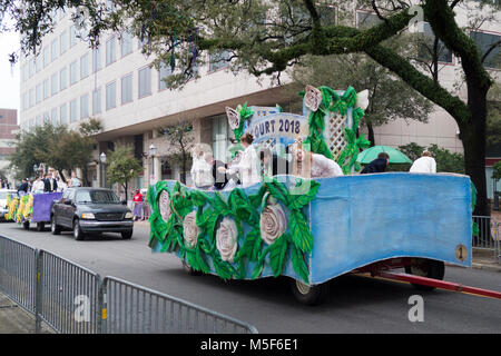 Mardi Gras Parade di Mobile, Alabama. Foto Stock