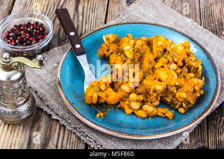 Cassoulet di fagioli e verdure. Foto Studio Foto Stock