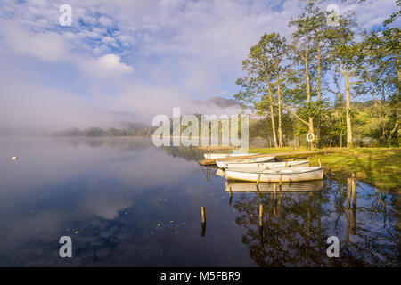 Loch Achy, i Trossachs, Scozia Foto Stock