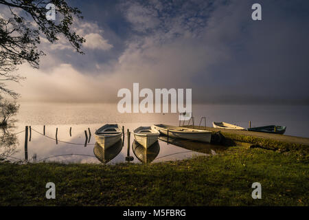 Loch Achy, i Trossachs, Scozia Foto Stock