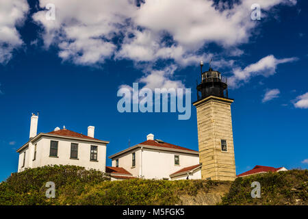 Coda di castoro Lighthouse   Jamestown, Rhode Island, STATI UNITI D'AMERICA Foto Stock