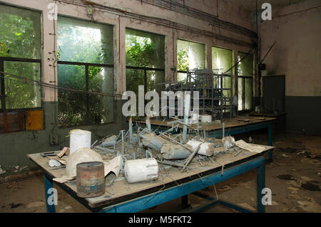 Fabbrica chimica di Bhopal, Madhya Pradesh, India, Asia Foto Stock