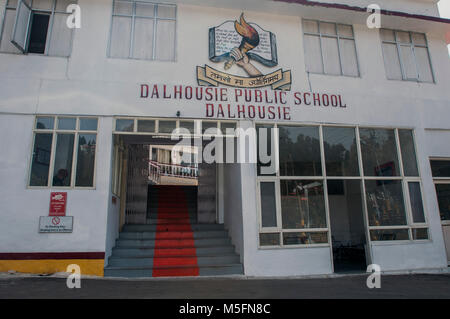 Dalhousie scuola pubblica campus, Himachal Pradesh, India, Asia Foto Stock