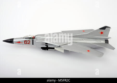 Hasegawa Mig-23S Flogger B aereo modello Foto Stock