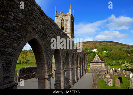 Baltinglass Abbazia, fondata come Abbazia cistercense in 1148, Baltinglass, County Wicklow, Irlanda Foto Stock