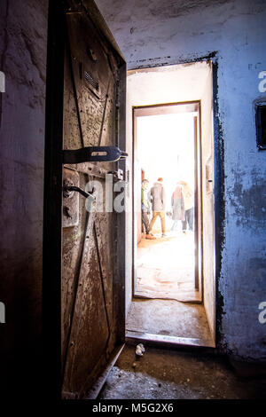 Il Memoriale di Terezin era un medievale fortezza militare che è stato usato come un campo di concentramento in WW2, Repubblica Ceca. Foto Stock