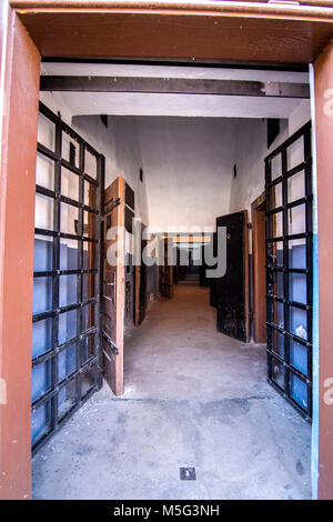 Il Memoriale di Terezin era un medievale fortezza militare che è stato usato come un campo di concentramento in WW2, Repubblica Ceca. Foto Stock