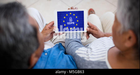 Immagine composita della Unione europea bloccato Foto Stock