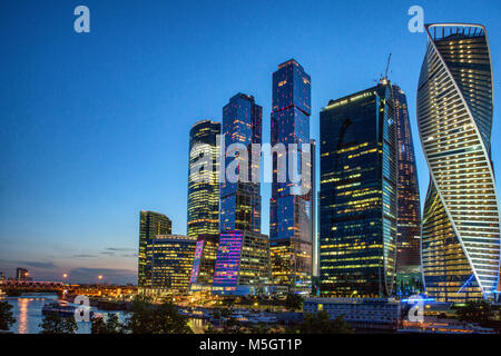 Business centerMoskva-città. Mosca. La Russia Foto Stock