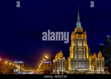 Hotel Radisson. Mosca. La Russia Foto Stock