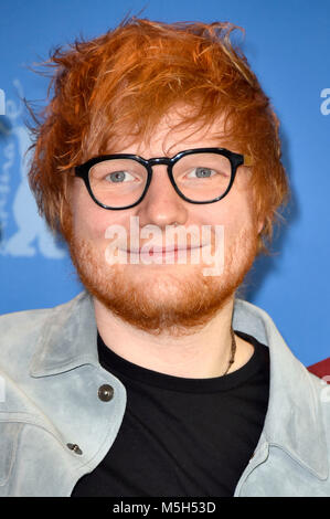 Ed Sheeran durante il 'Songwriter' photocall al 68esimo Festival Internazionale del Cinema di Berlino / Berlinale 2018 il 23 febbraio 2018 a Berlino, Germania. Foto Stock