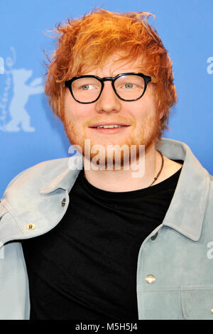 Ed Sheeran fotografati a 'Songwriter' photo chiamata durante la 68a edizione del Festival del Cinema di Berlino presso il Grand Hyatt Hotel il 23 febbraio 2018 a Berlino, Germania. Foto di Giovanni Rasimus /MediaPunch ***Francia, Svezia, Norvegia, DENARK, Finlandia, STATI UNITI D'AMERICA, REPUBBLICA CECA, SUD AMERICA SOLO*** Foto Stock