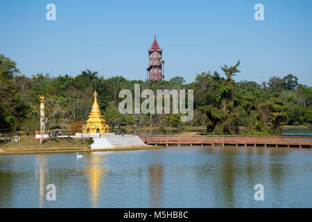 Kandawgyi nazionale Giardini Botanici, Pyin Oo Lwin, Myanmar Foto Stock