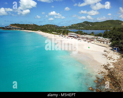 Spiaggia di legno scuro, metà Hyde Bay, Antigua