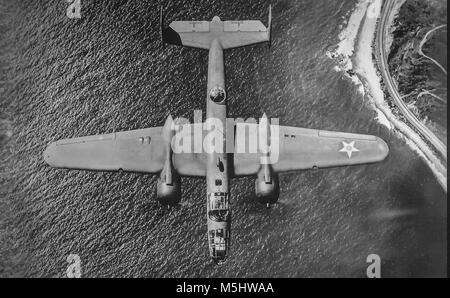 Vintage aerei militari WW2 in poi Foto Stock