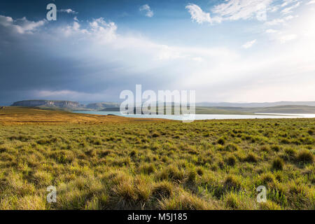 Africa, Sud Africa, stato libero, Harrismith, Sterkfontein Dam, Drakensberge Foto Stock