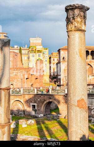 Italia, Roma Fori Imperiali Foto Stock