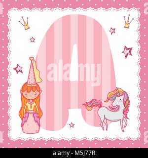 Una lettera di alfabeto per bambini Illustrazione Vettoriale