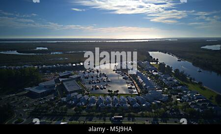 Coomera è un sobborgo di Gold Coast, Australia Foto Stock