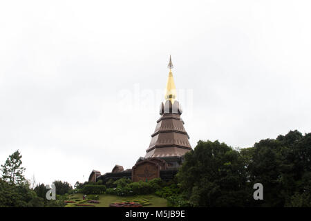 La Pagoda buddista sul Doi Inthanon Foto Stock