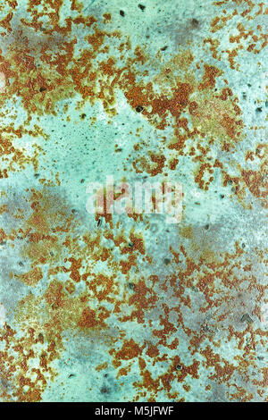 Vintage bronze sfondo senza giunture. Colorate texture di ruggine. Creative textures e sfondi. Foto Stock