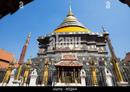 LAMPANG, Thailandia, 21 febbraio 2017 - Wat Phra That Lampang Luang tempio, Lampang, Thailandia, Asia Foto Stock