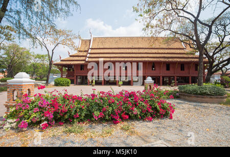 SAMUT PRAKAN, Thailandia, Marzo 6, 2017 -Tiger King's Palace, Phetchburi nella città antica Park, Muang Boran, Samut Prakan provincia, Thailandia Foto Stock