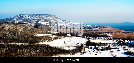 Il paesaggio del lago di Balaton, Ungheria Foto Stock