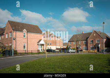Case di recente costruzione in kings heath, Birmingham Regno Unito Foto Stock