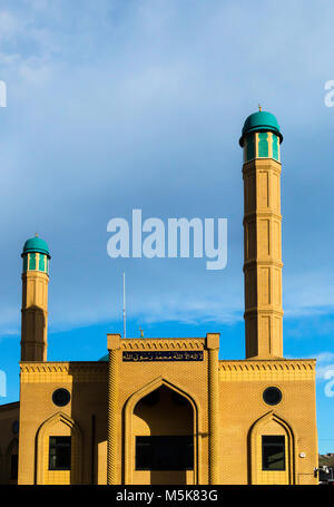 La moschea di Madina o Madina Masjid è il primo scopo-costruito moschea di Sheffield. Foto Stock