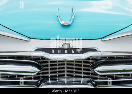 1959 Dodge Coronet front end. Classic American car Foto Stock