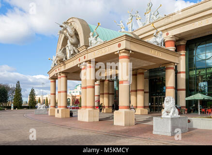 Ingresso al intu Trafford Centre, Manchester, Regno Unito Foto Stock