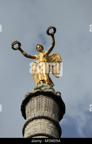 La Colonna della Vittoria, la Place du Châtelet, Parigi 1èr arrondissement Foto Stock