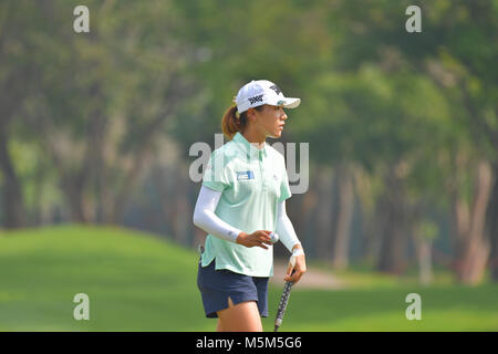 CHONBURI - 24 febbraio : Lydia Ko della Nuova Zelanda in Honda LPGA Thailandia 2018 al Siam Country Club, antico corso il 24 febbraio 2018 in Pattaya Chonburi, Thailandia. Foto Stock