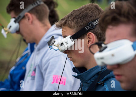 Campionato olandese drone racing Foto Stock