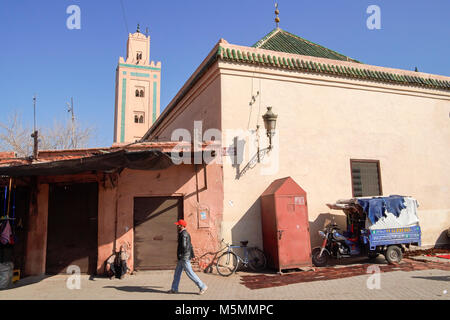 La vita di strada a Marrakech, Marocco, Foto Stock