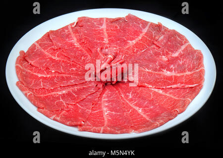 Wagyu giapponese shabu carni bovine grande e costoso Foto Stock