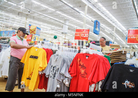 Cancun Messico, Messico, Penisola di Yucatán, Quintana Roo, Avenida Xcaret, Walmart Big-Box, grandi magazzini, shopping shopper shopping negozi di mercato Marke Foto Stock