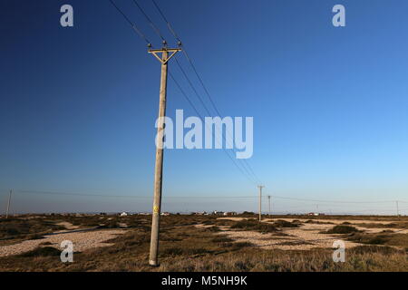 Residenze private a Dungeness, Kent, Inghilterra, Gran Bretagna, Regno Unito, Gran Bretagna, Europa Foto Stock