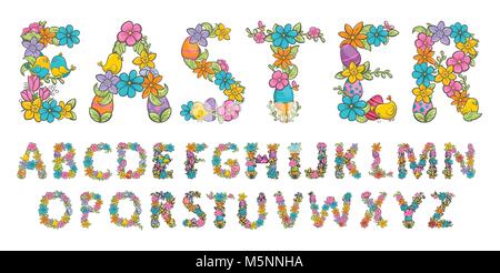 Felice Pasqua poster Illustrazione Vettoriale