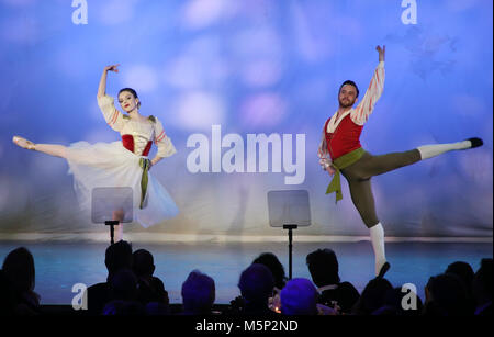 BEVERLY HILLS, CA - 24 febbraio: atmosfera, alla dodicesima edizione di Los Angeles Gala di balletto All'interno presso il Beverly Wilshire Hotel di Beverly Hills, la California il 24 febbraio 2018. Credito: Faye Sadou/MediaPunch Foto Stock