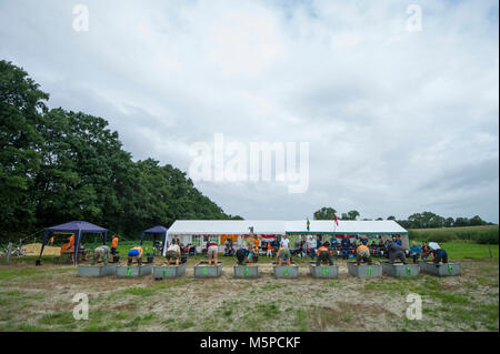 Germania. Bunde. 20-08-2017. Campionato olandese gold panning Foto Stock