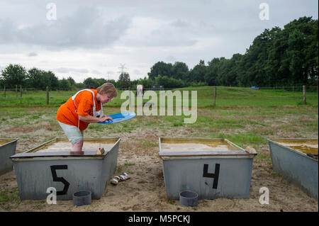 Germania. Bunde. 20-08-2017. Campionato olandese gold panning Foto Stock